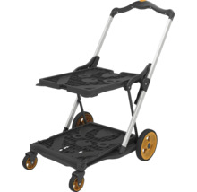 Einkaufstrolley mit zwei Ablageflächen und Rädern