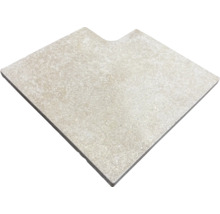 Eckfliese aus Keramik