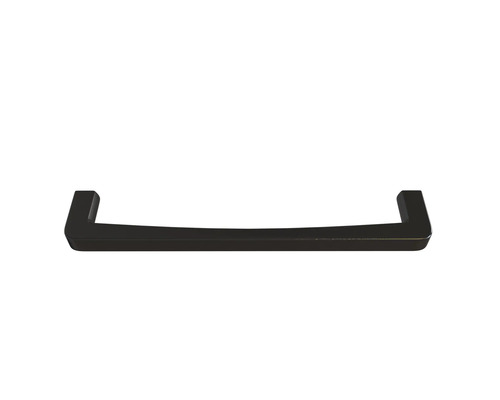 Möbelgriff aus Metall in Schwarz, Bügelgriff für Schränke und Schubladen.
