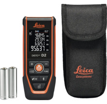 Télémètre laser Leica Disto D2 avec sacoche et piles