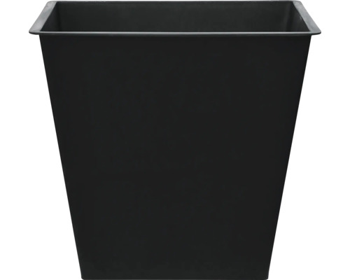 Schwarzer, eckiger Pflanzkübel