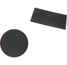 Deux pads en mousse, rectangulaires et ronds