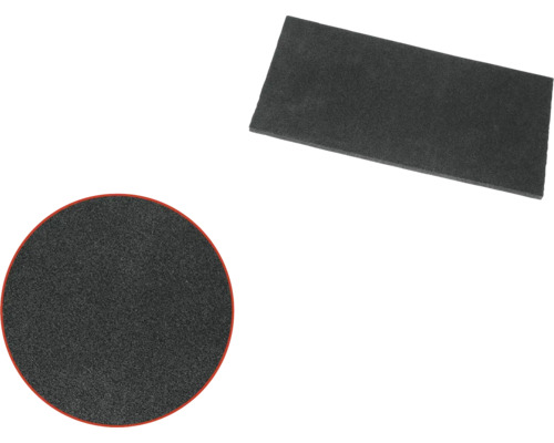 Deux pads en mousse, rectangulaires et ronds