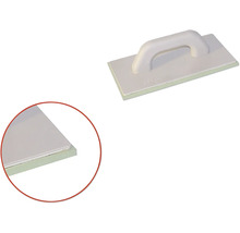 Taloche à plâtrer en plastique avec poignée, dimension 28 x 14 cm