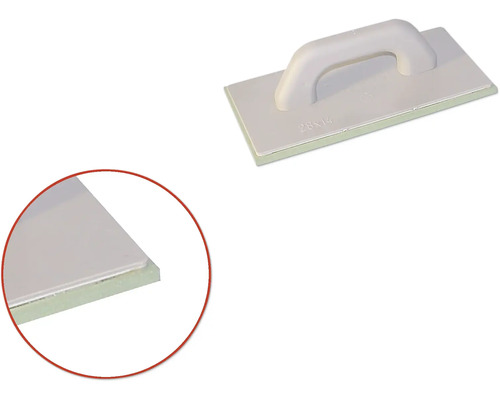Taloche à plâtrer en plastique avec poignée, dimension 28 x 14 cm