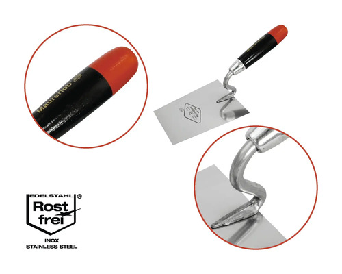 Maurerkelle aus Stahl mit Griff