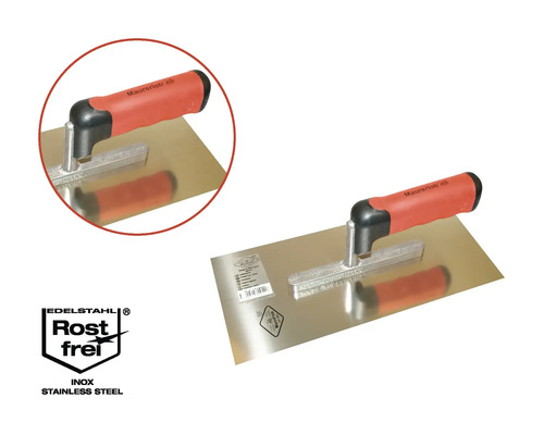 Maurerkelle aus Edelstahl mit Kunststoffgriff