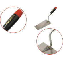 Maurerkelle mit Stahlblatt und Holzgriff für Bauarbeiten