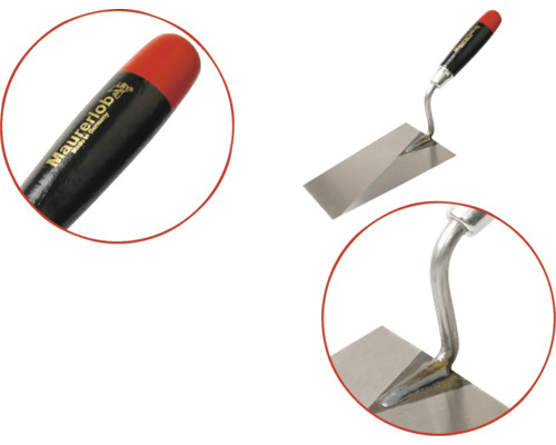 Maurerkelle mit Stahlblatt und Holzgriff für Bauarbeiten