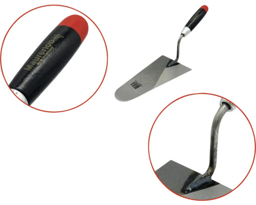 Maurerkelle mit Holzgriff und Metallblatt
