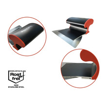 Truelle de maçon avec lame en acier inoxydable et manche ergonomique