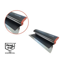 Maurerjob Glättkelle aus Edelstahl mit ergonomischem Griff