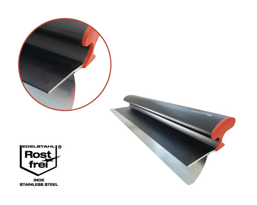 Maurerkelle mit rostfreiem Edelstahlblatt und Kunststoffgriff