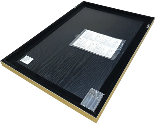 Rückseite eines gerahmten Bildes mit Aufhängern