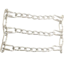 Silberfarbige Kette mit Gliedern