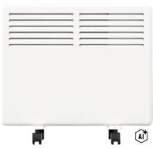 Elektrischer Konvektor mit Lüftungsschlitzen und Standfüßen zur Raumbeheizung (Image AI modified or generated)