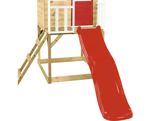 Spielturm mit Rutsche und Leiter für den Aussenbereich