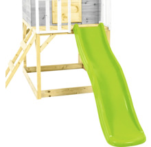 Spielturm mit Rutsche und Leiter aus Holz