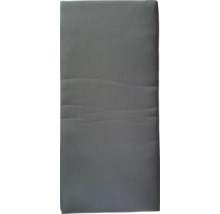 Panneau acoustique rectangulaire avec revêtement en tissu gris.