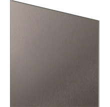 Aluminiumverbundplatte mit gebürsteter Oberfläche für Küchenrückwände oder Wandverkleidungen.