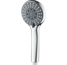 Handbrause aus Metall mit mehreren Strahlarten