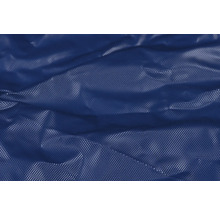 Gros plan d'une bâche tissée bleue