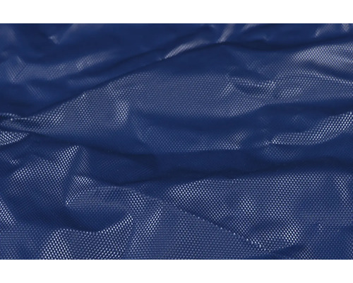 Gros plan d'une bâche tissée bleue