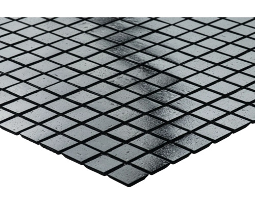 Carreaux de mosaïque avec des éléments carrés réfléchissants.