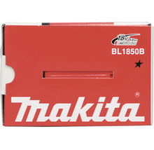 Emballage pour batterie Makita BL1850B, 18 Volt, 5,0 Ampères-heures Lithium-Ion, Logo Makita.