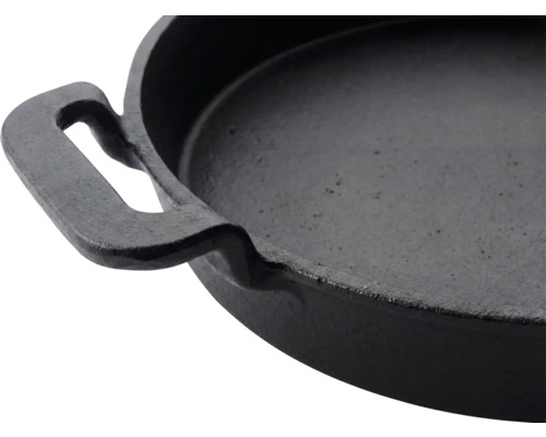 Poêle en fonte avec poignée