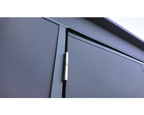 Détail d'une porte avec charnière