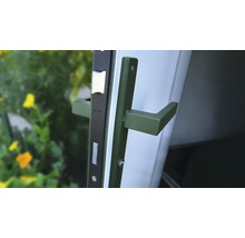 Garniture de porte Jania avec poignée de porte et serrure