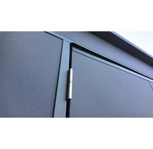 Vue détaillée d'une porte avec charnière