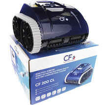 Robot nettoyeur de piscine sans fil sur l'emballage du produit