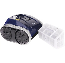 Robot de piscine avec panier filtrant