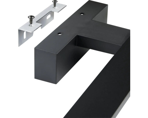 Hausnummer sieben aus Metall mit Montagematerial