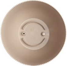 Coupe à plantes Elho en plastique beige, vue de dessus.