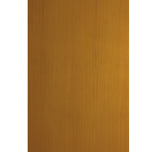 Holzoberfläche mit feiner, vertikaler Maserung für Möbel oder Türen.