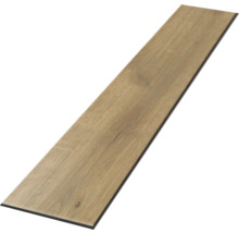 Einzelnes Bodenpaneel in Holzoptik mit Holzmaserung.