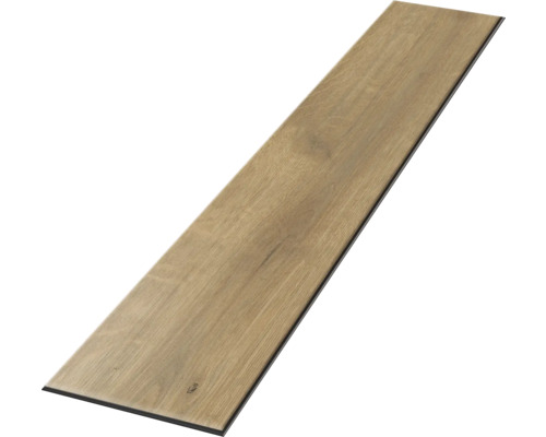 Einzelnes Bodenpaneel in Holzoptik mit Holzmaserung.