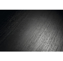 Gros plan d une surface texturee avec veinage de bois en noir.