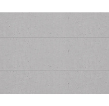 Panneau mural ou papier peint aspect béton gris avec joints horizontaux et surface texturée.