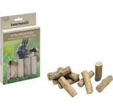 Beeztees Kaffeeholz-Sticks für Nagetiere wie Kaninchen und Meerschweinchen, natürliche Knabberhölzer in verschiedenen Größen.