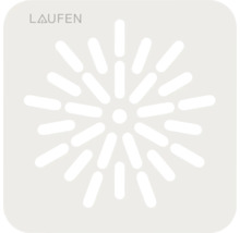 Laufen Logo und Symbol für ein sternförmiges Strahlbild.