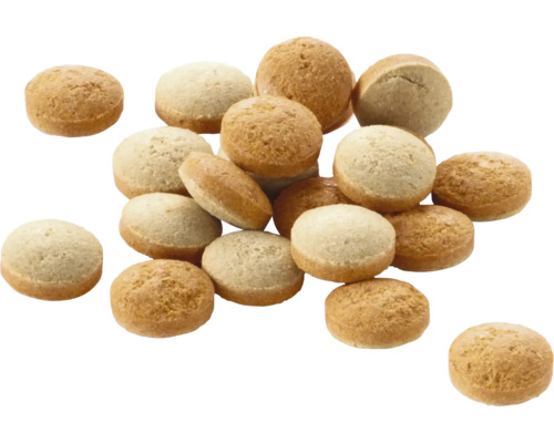 Friandises rondes pour chiens, biscuits de récompense.