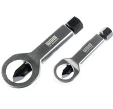 Mutternsprenger Set zweiteilig in verschiedenen Größen aus Metall mit WGB Logo.