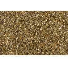 Mélange de flocons et de granulés de nourriture pour poissons d'aquarium.