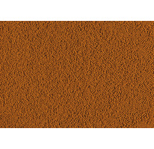 Petits granulés de couleur brun-orange de forme uniforme pour poissons d'aquarium.