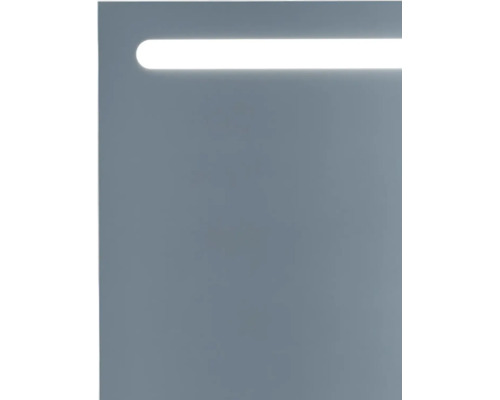 Wandspiegel mit integrierter LED Beleuchtung oben fuer Badezimmer