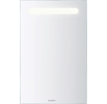 Rechteckiger Duravit Wandspiegel mit integrierter LED Beleuchtung oben fuer das Badezimmer